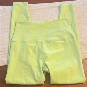 Beyond Yoga High-Waist Lime Green Leggings size M